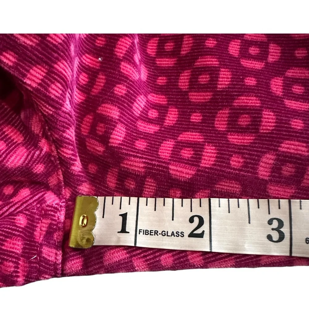 Boden Skinny Corduroy Floral Pink Pants Jeans 4P - Picture 9 of 12